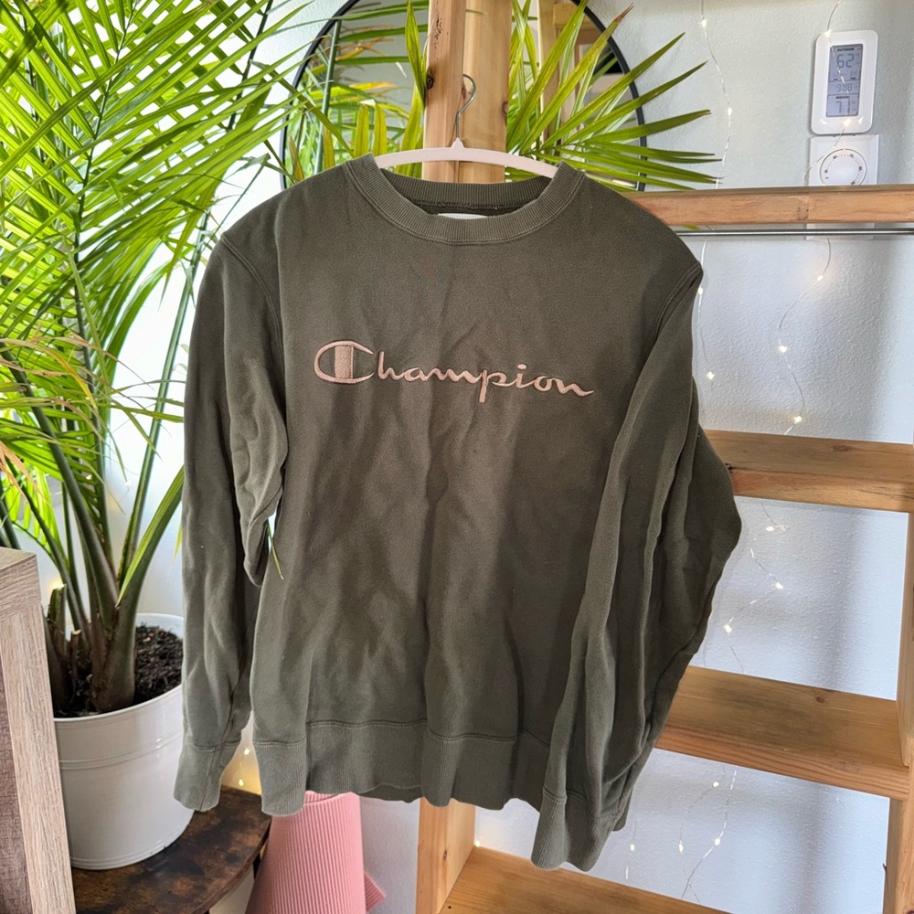 Green Champion Sweater